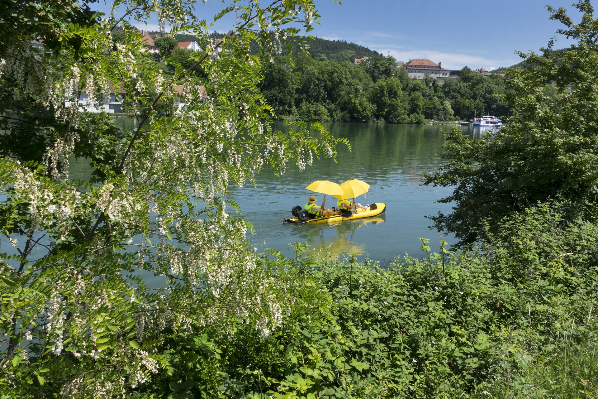 yellow boat